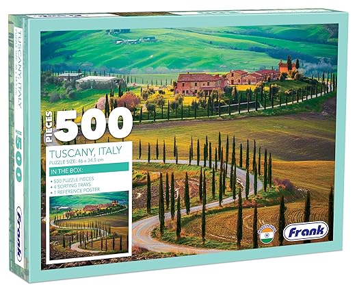 Frank Tuscany, Italy 500 Piece Jigsaw Puzzle for Adults