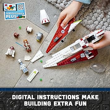 LEGO Star Wars OBI-Wan Kenobi’s Jedi Starfighter 75333 Building Kit (282 Pieces)