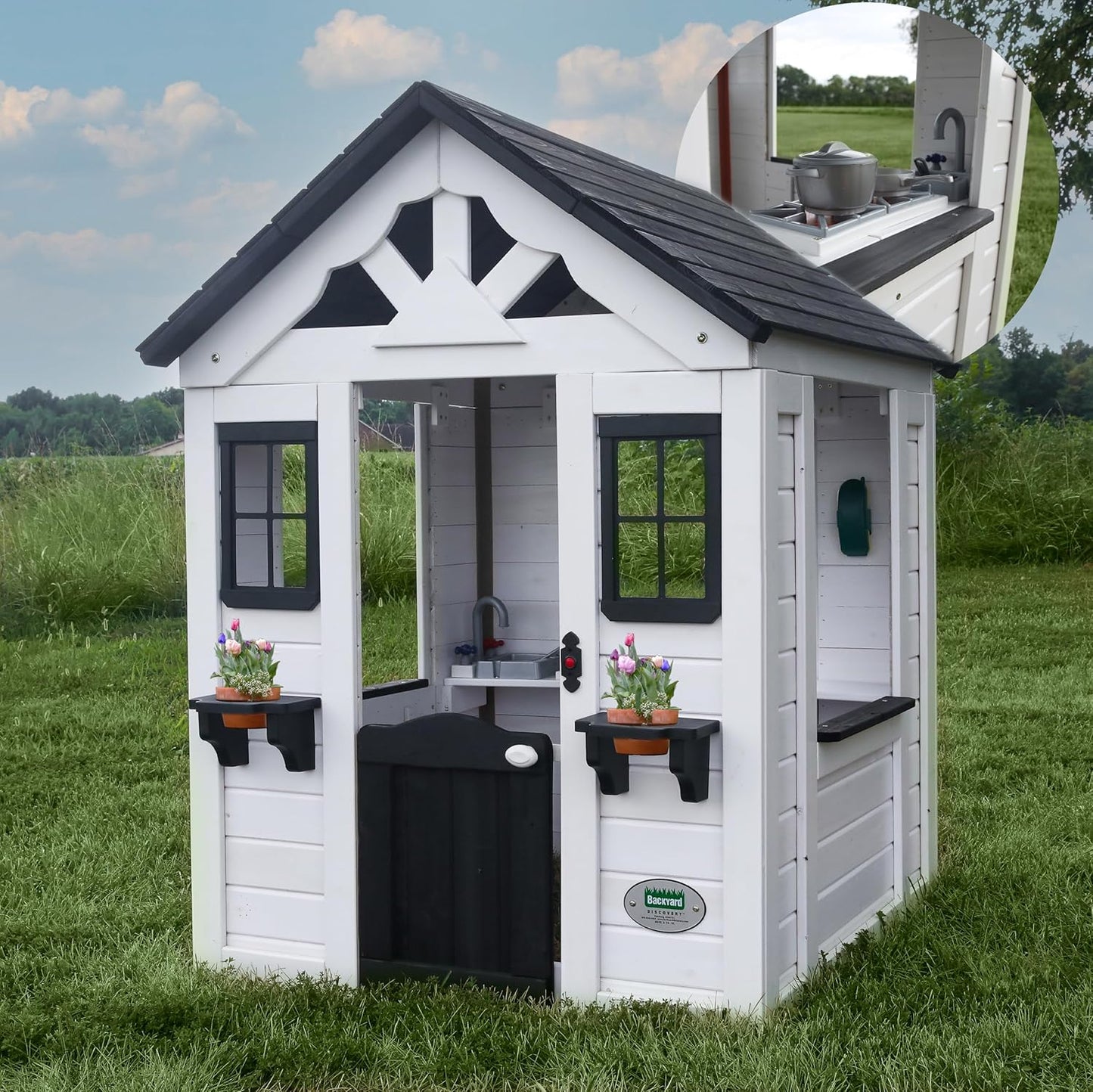 Sweetwater Playhouse White/antraciet