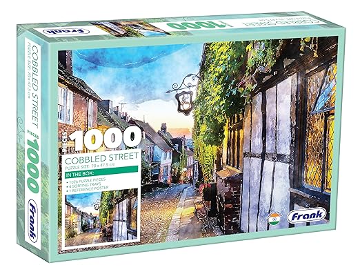 Frank Cobbled Street Jigsaw Puzzle (1000 Pieces) for Adults