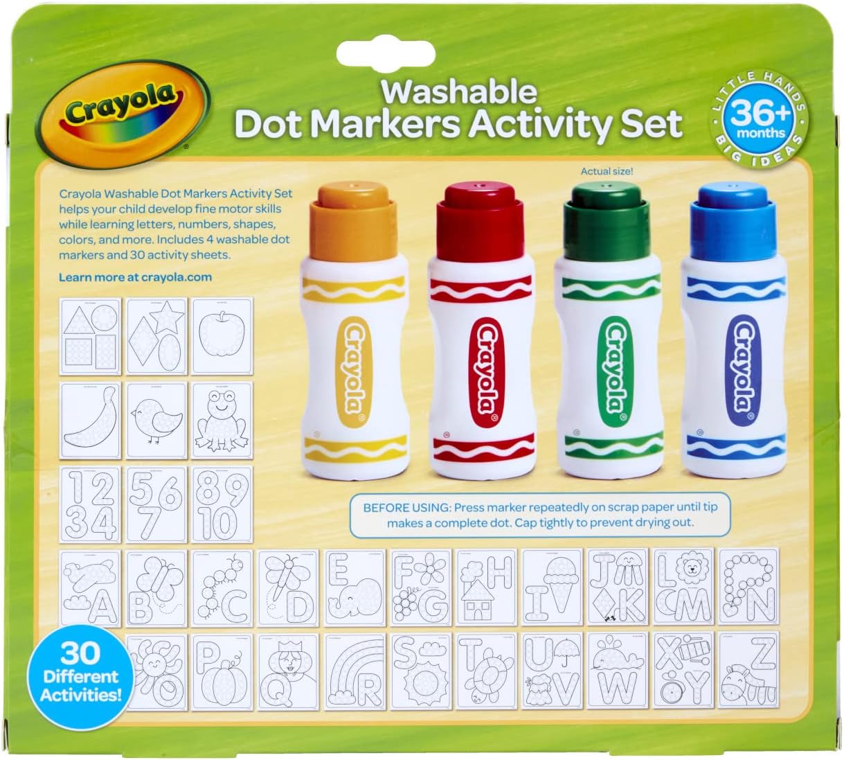Crayola Washable Dot Markers Activity Set