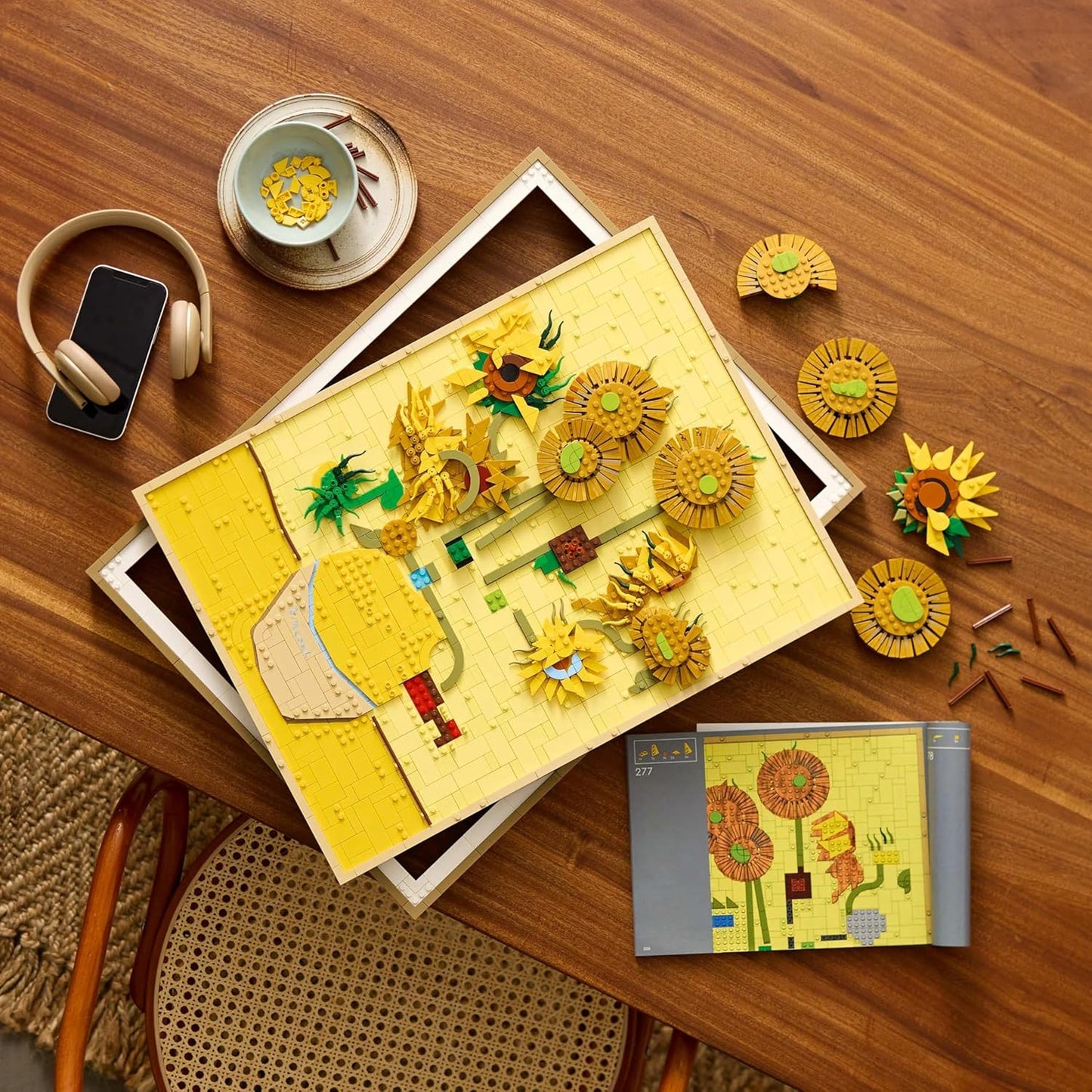 LEGO Art Vincent Van Gogh – Sunflowers Wall Artwork Building Set 31215