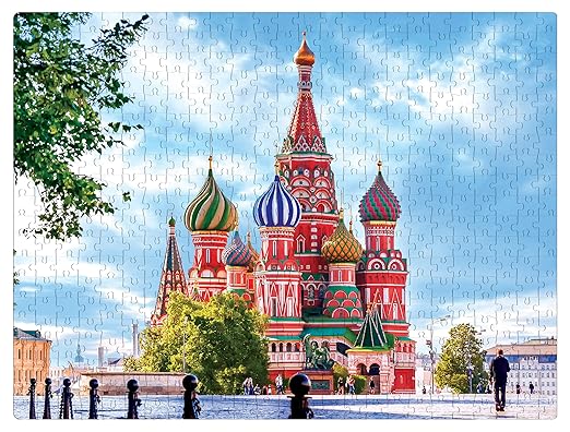 Frank St. Basil's Cathedral 500 Piece Jigsaw Puzzle