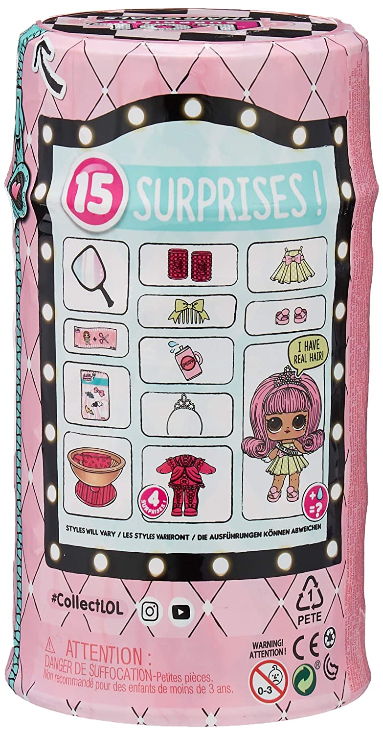 L.O.L. Surprise 557067 Hairgoals Doll Makeover Series 2 with 15 Surprises,