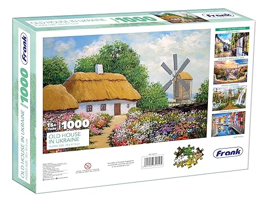Frank Old House in Ukraine Jigsaw Puzzle for Adults | 1000 Piece Jigsaw