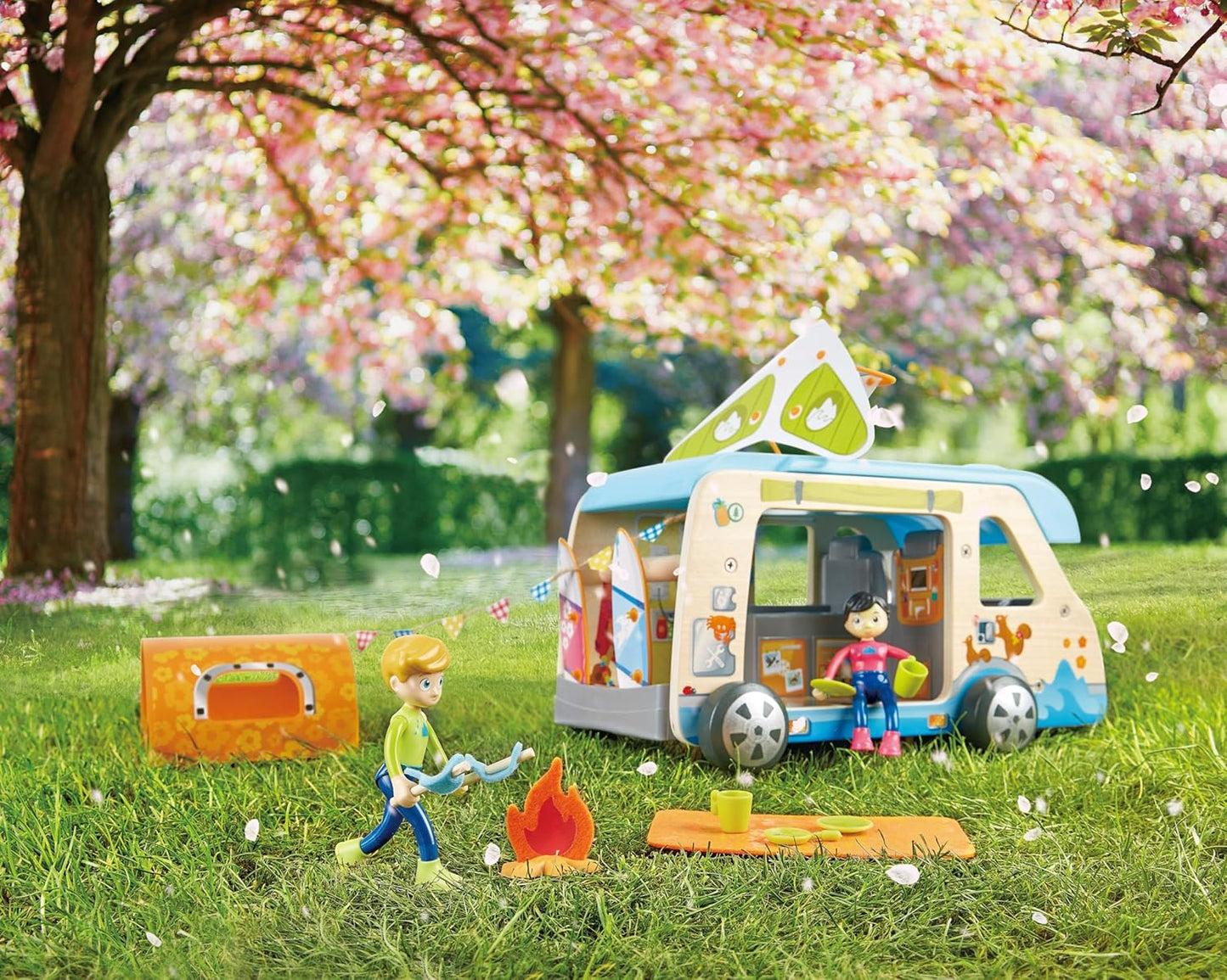 Hape Adventure Van Toy Set