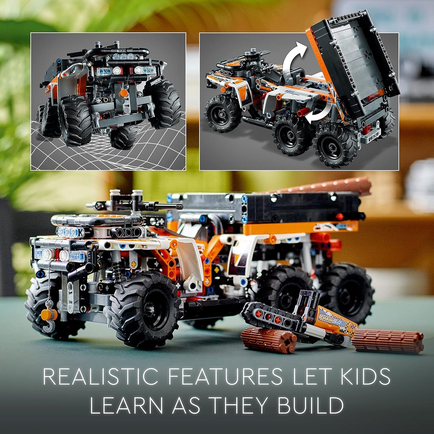 LEGO Technic All-Terrain Vehicle 42139 Model Building Kit (764 Pcs),Multicolor