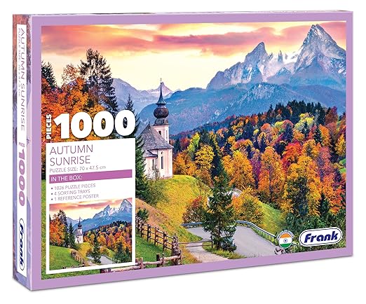 Frank Autumn Sunrise Jigsaw Puzzle for Adults | 1000 Piece