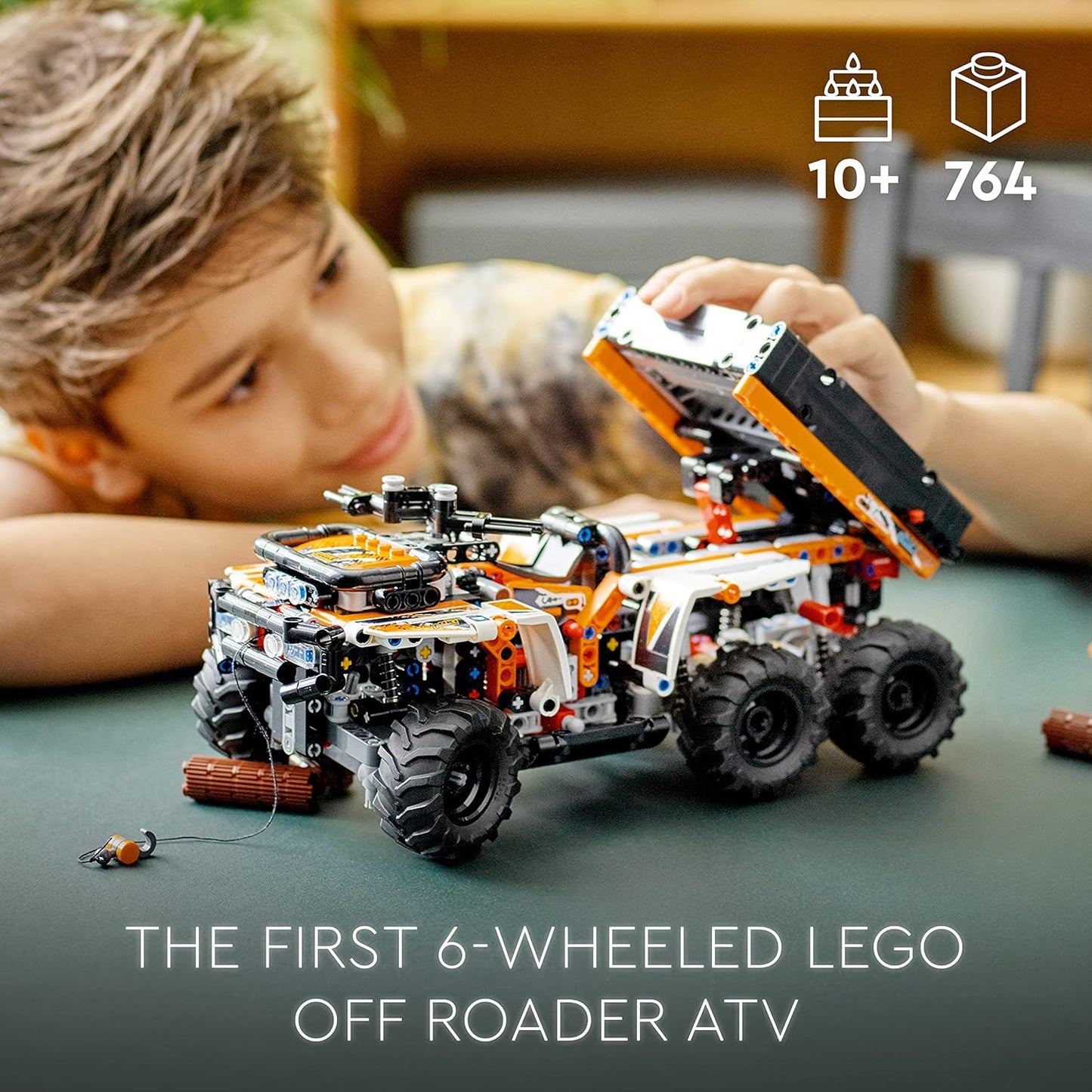 LEGO Technic All-Terrain Vehicle 42139 Model Building Kit (764 Pcs),Multicolor
