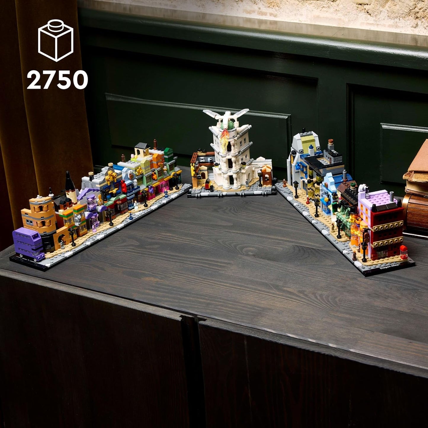 LEGO Harry Potter Diagon Alley Wizarding Shops, Wizard Set for Adults 76444 Building Blocks for 18+ Gift