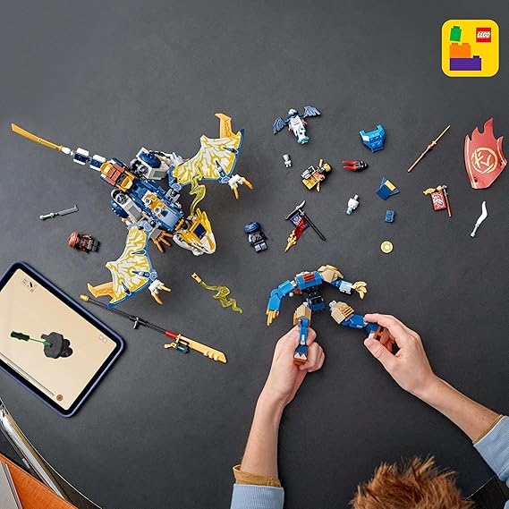 LEGO NINJAGO Rogue’s Mech Dragon Rider Ninja Toy 71843