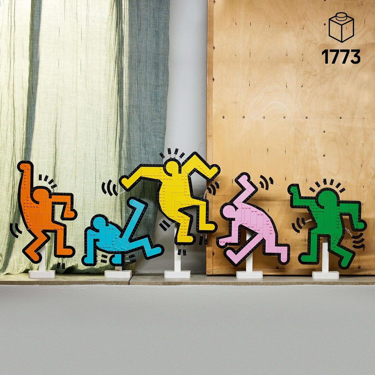 LEGO Art Keith Haring – Dancing Figures Living Room Decor 31216 Building Blocks