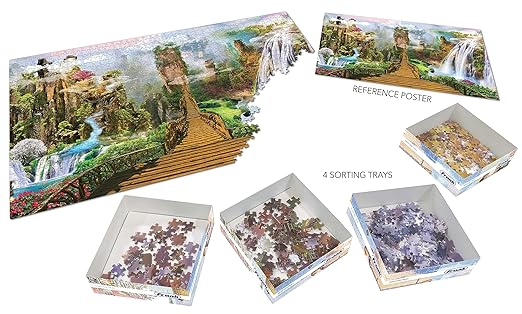 Frank Fantasy Landscape Jigsaw Puzzle for Adults | 1000 Piece