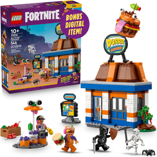 LEGO Fortnite Durrr Burger Restaurant Kids Toy - Video Game Building Set