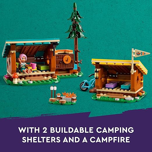 LEGO Friends Adventure Camp Cosy Cabins Camping Toy 42624