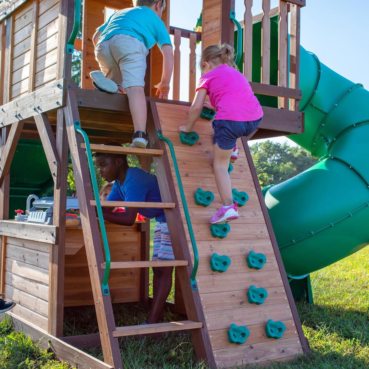 Cedar Cove Swing Set