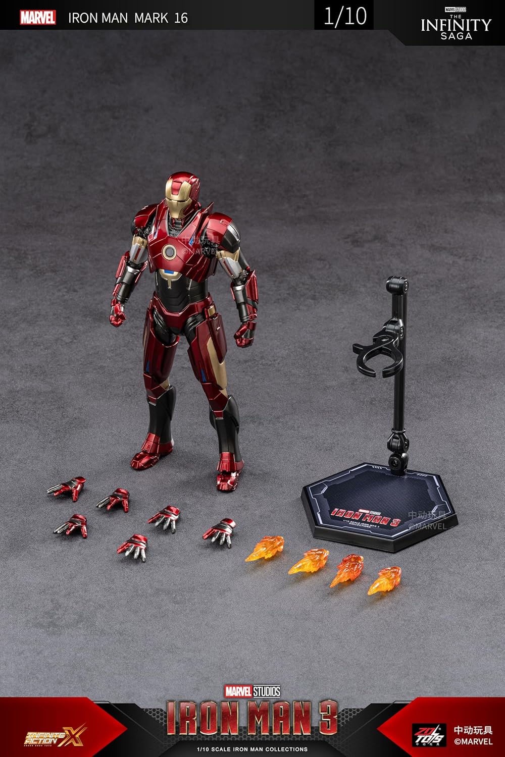 Marvel Iron Man 3 Mark 16 Nightclub Armor Action Figure 1906-16