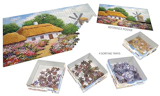 Frank Old House in Ukraine Jigsaw Puzzle for Adults | 1000 Piece Jigsaw