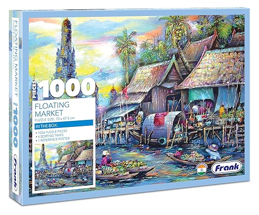 Frank Floating Market Jigsaw Puzzle (1000 Pieces) for Adults