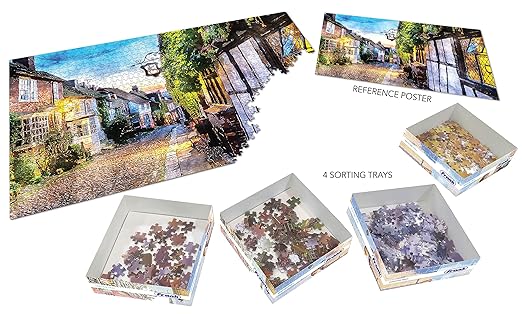 Frank Cobbled Street Jigsaw Puzzle (1000 Pieces) for Adults
