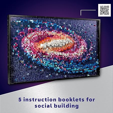 LEGO Art The Milky Way Galaxy Wall Art Set 31212 Building Blocks for 18+ Gift