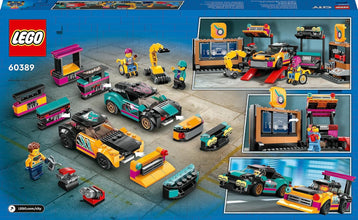 LEGO City Custom Car Garage 60389 Building Toy Set (507 Pcs),Multicolor