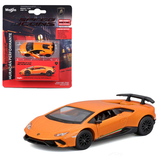 Maisto 1:64 Lamborghini Huracán Performante – Orange | Licensed Diecast Scale Model