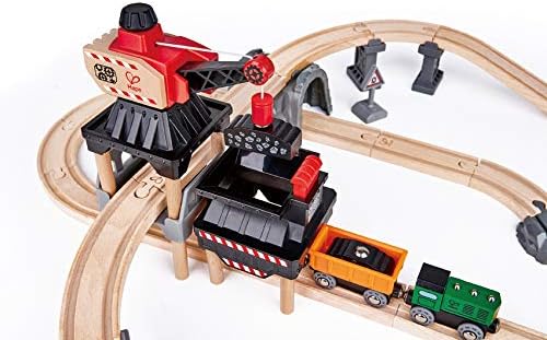 Hape Crane and Cargo Train Set