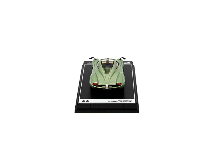 PosterCars 1:64 Pagani Huayra Codalunga – Verde Venezia | Hypercar League Collection No.22 Diecast Model