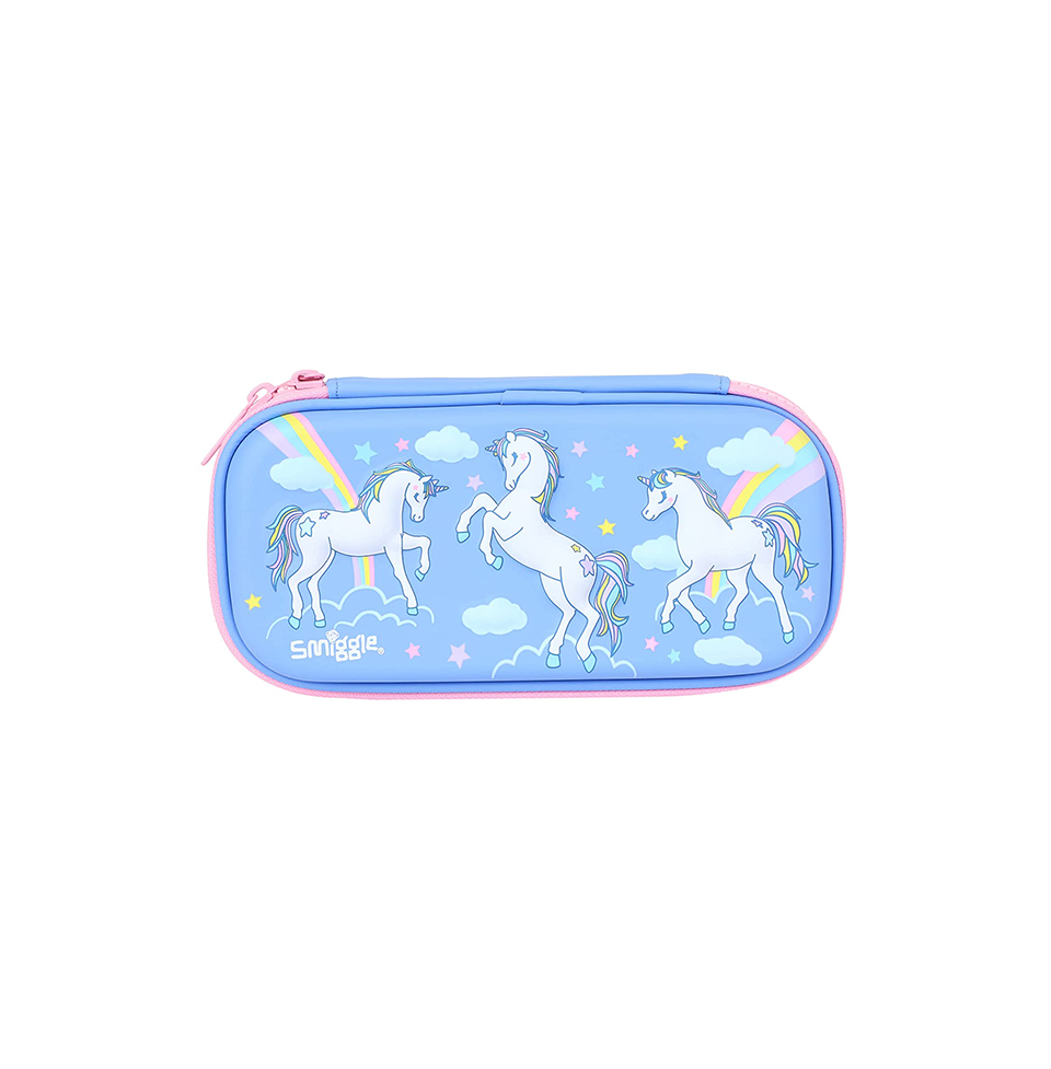 Smiggle Small Hardtop Pencil Case unicorn