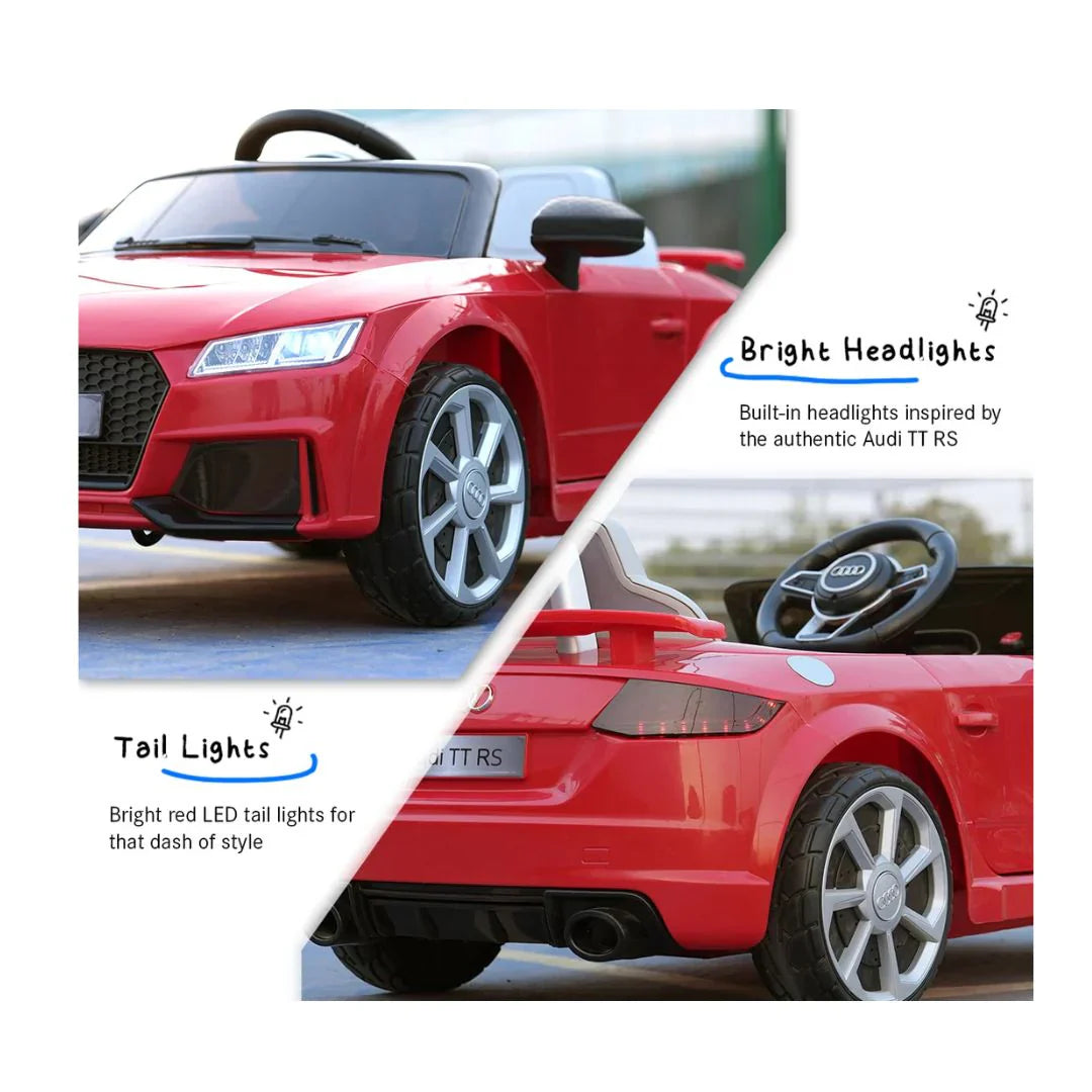 Emotorarad: AUDI TT RS Ride-On Car for Kids- (Red)