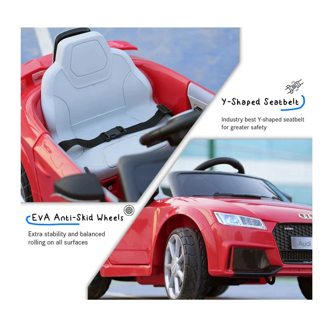 Emotorarad: AUDI TT RS Ride-On Car for Kids- (Red)