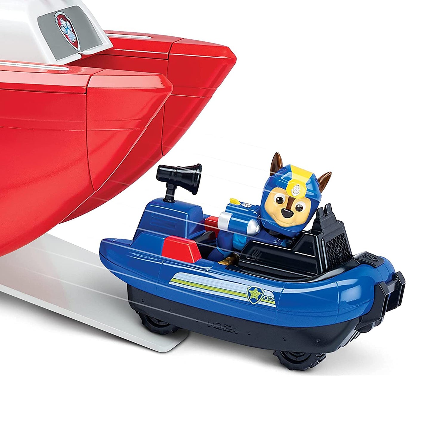 Paw Patrol Sea Patroller Transforming Vehicle With Lights And Sounds- Multicolor