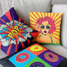 Kalakaram Pop Art Cushion Cover Painting Kit, Paint Your own Cool Cushion Cover, All in One Painting Kit Combo for Kids, Gift for Kids, Boy and Girls