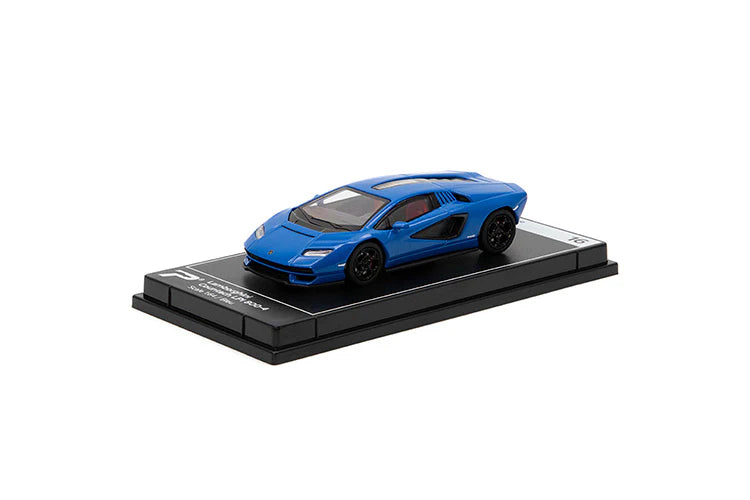PosterCars 1:64 Lamborghini Countach LPI 800-4 – Blue Edition | Hypercar League Diecast Collector Model
