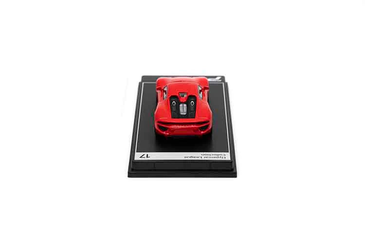 PosterCars 1:64 Porsche 918 Spyder – Guards Red | Hypercar League Collection Diecast Model