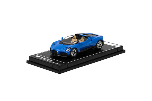 PosterCars Hypercar League – Bugatti Mistral (French Racing Blue, 1:64 Scale) – Hypercar League #24