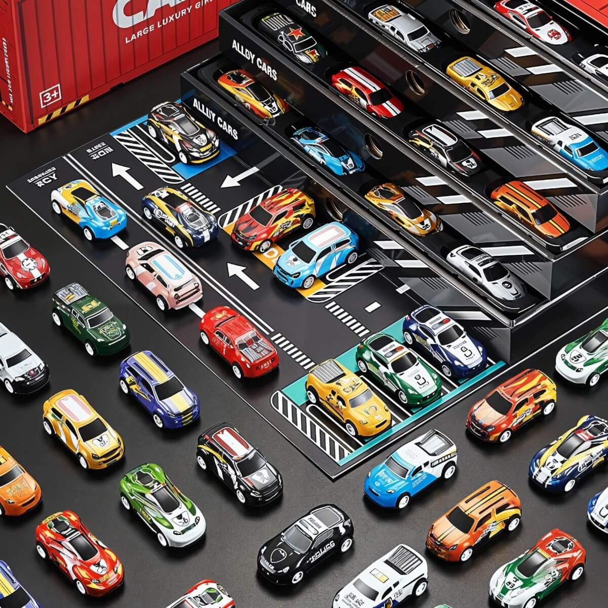 Cars - Gift Box|48pcs Small Car set