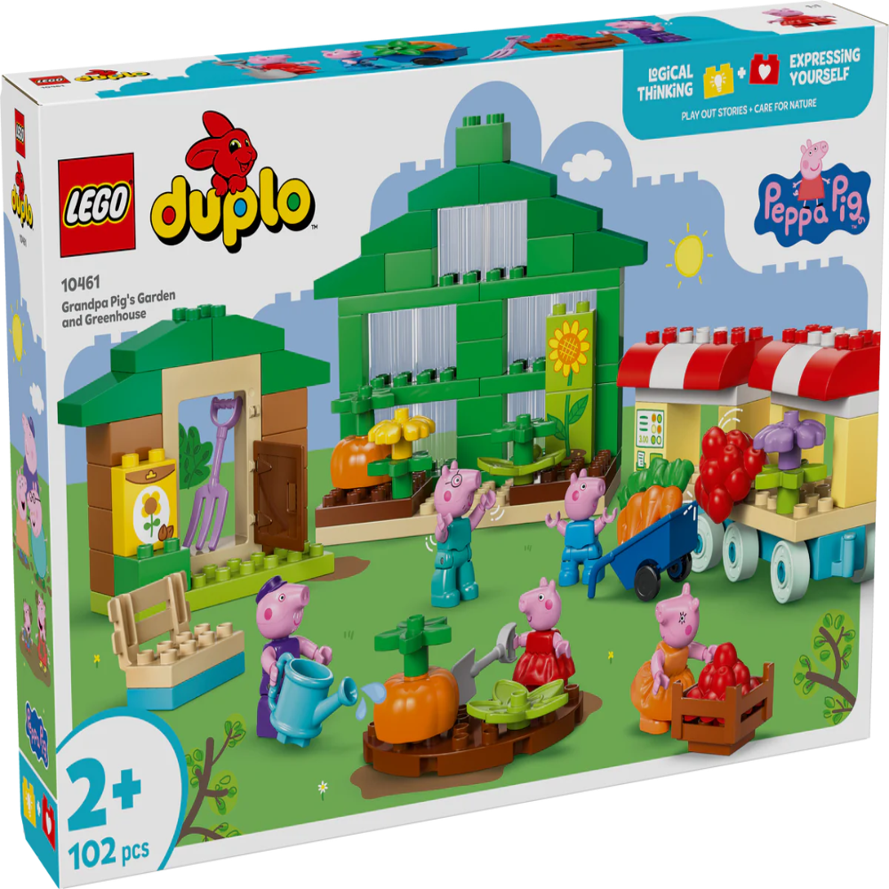 Lego 10461 Duplo Grandpa Pig's Garden And Greenhouse (102 Pieces)