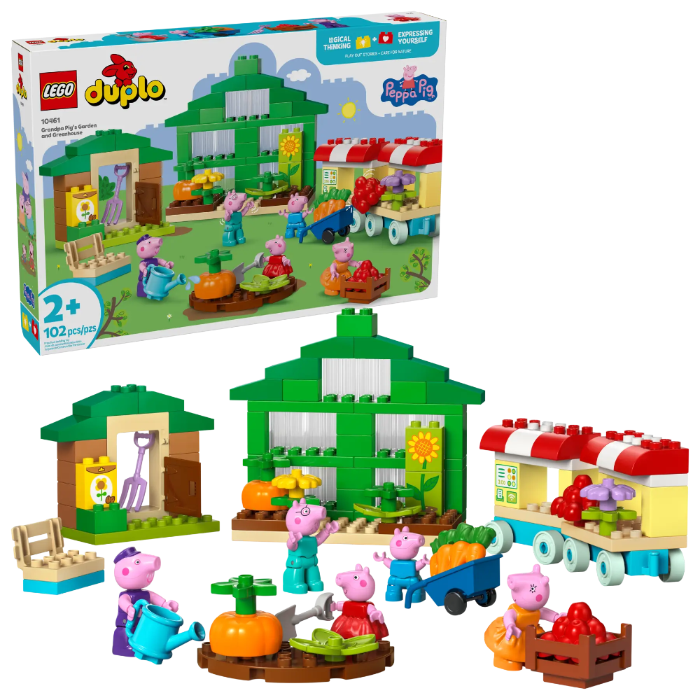 Lego 10461 Duplo Grandpa Pig's Garden And Greenhouse (102 Pieces)