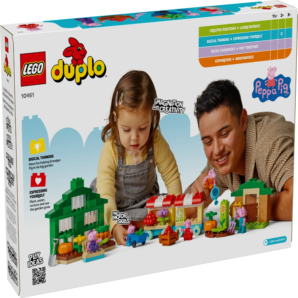 Lego 10461 Duplo Grandpa Pig's Garden And Greenhouse (102 Pieces)