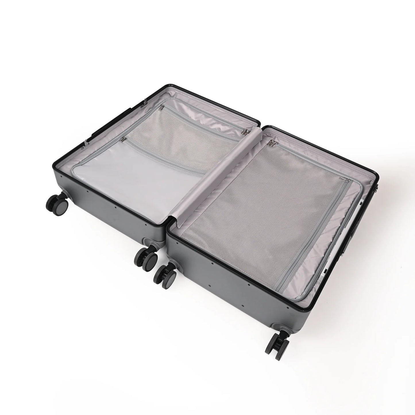 MIAMILY CHARCOAL GREY RIDE-ON TROLLEY CHECK-IN LUGGAGE 24 INCHES