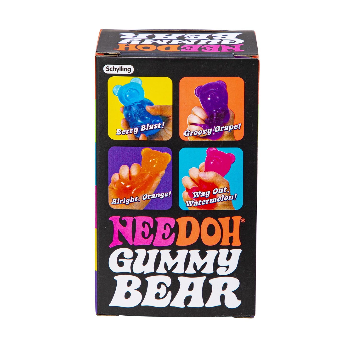 Schylling NeeDoh Gummy Bear - Sensory Fidget Toy with Jelly-Like Filling, Color May Vary
