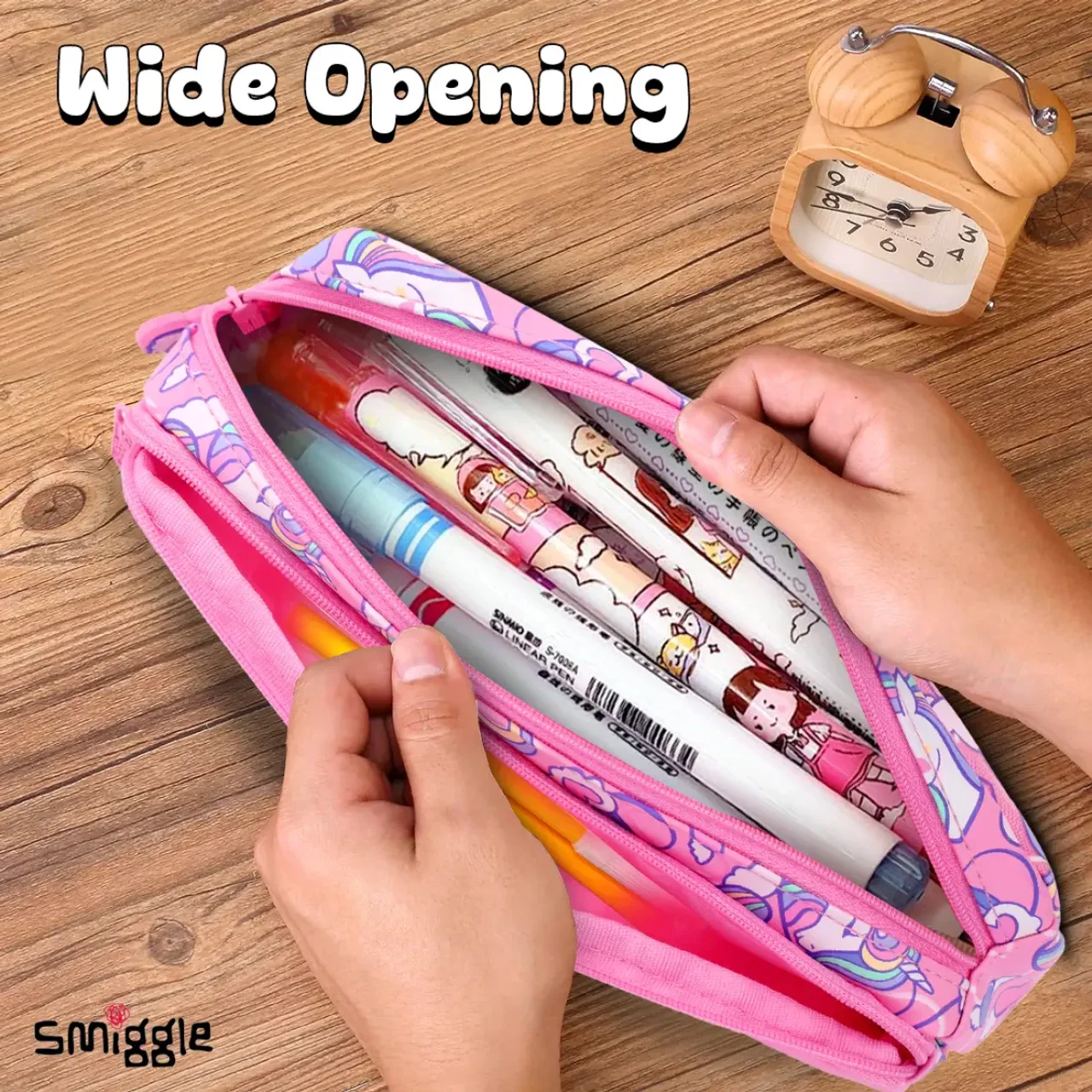 Smiggle Kids Pencil Pouch - UNICORN 1