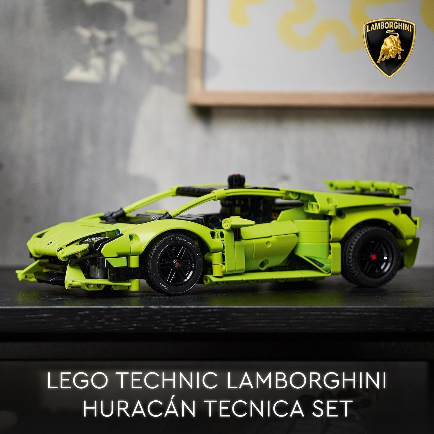 LEGO Technic Lamborghini Huracán Tecnica Toy Car Model Kit, Racing Car Building Set for Kids, Boys, Girls and Motor Sport Fans, Collectible Gift Idea 42161