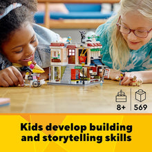 LEGO Creator 3in1 Downtown Noodle Shop 31131 Building Kit (569 Pcs),Multicolor