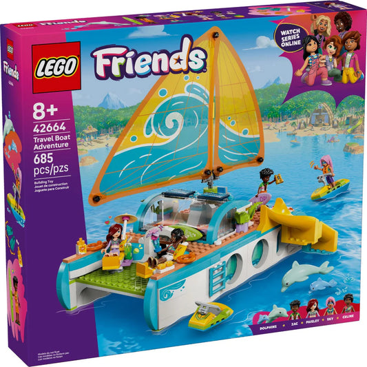 Lego 42664 Friends Travel Boat Adventure (685 Pieces)