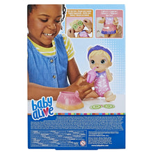 Baby Alive Rainbow Spa Baby Doll, 9-Inch Spa-Themed Toy for Kids Ages 3 and Up, Includes Doll Eye Mask and Bottle, Blonde Hair