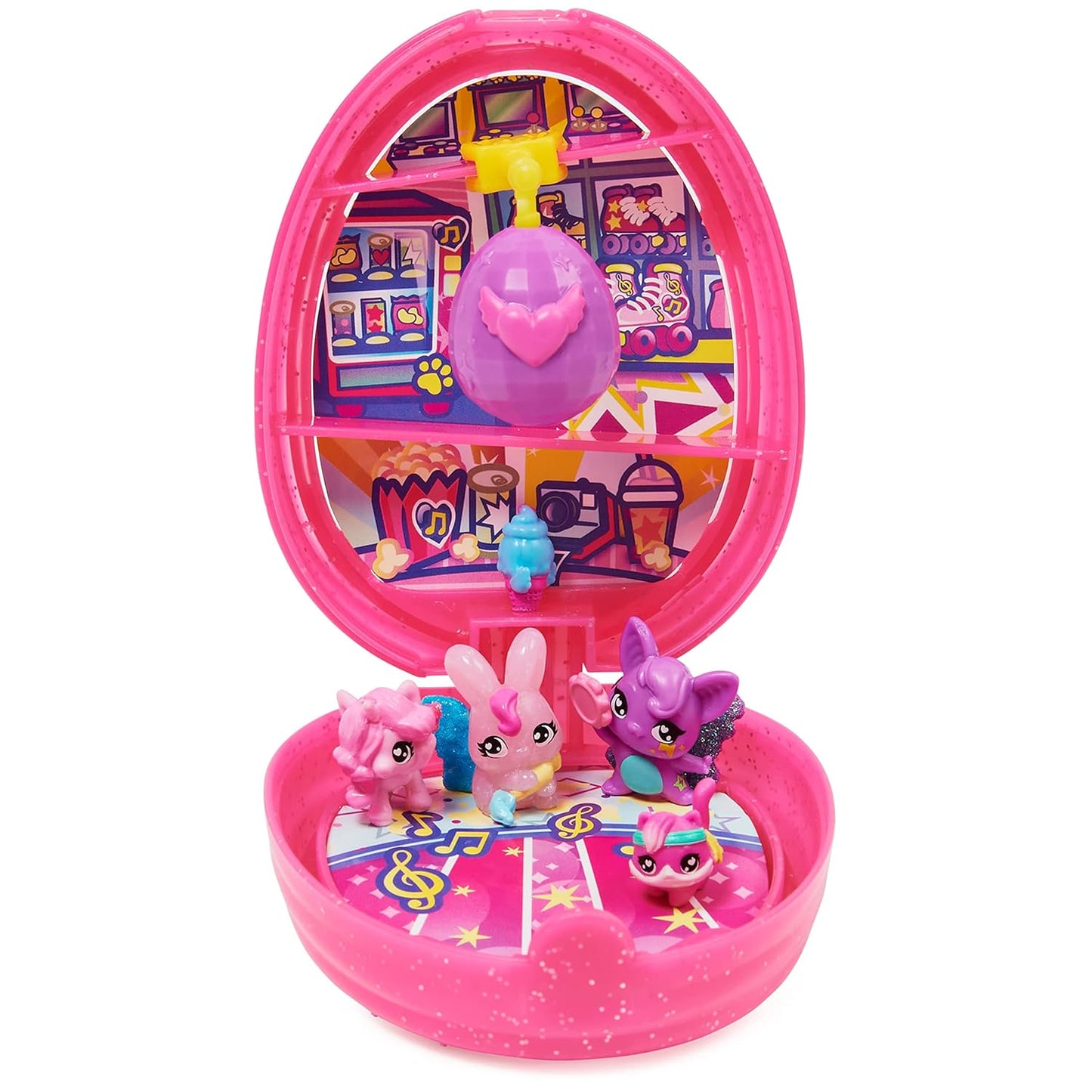 Hatchimals Playdate Pack, Game Box with 4 CollEGGtibles Figures and 2 Accessories