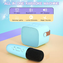 TOYS UNCLE Karaoke Machine for Kids, Portable Bluetooth Speaker with Wireless Microphone - UNICORN